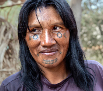 Mujer de la tribu Mehinaku