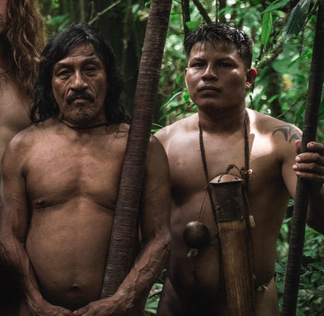 Miembros de la tribu Waorani